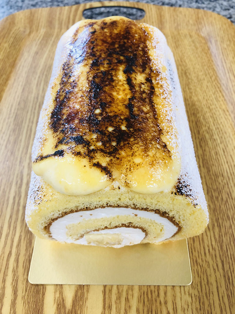 プリンロールケーキ