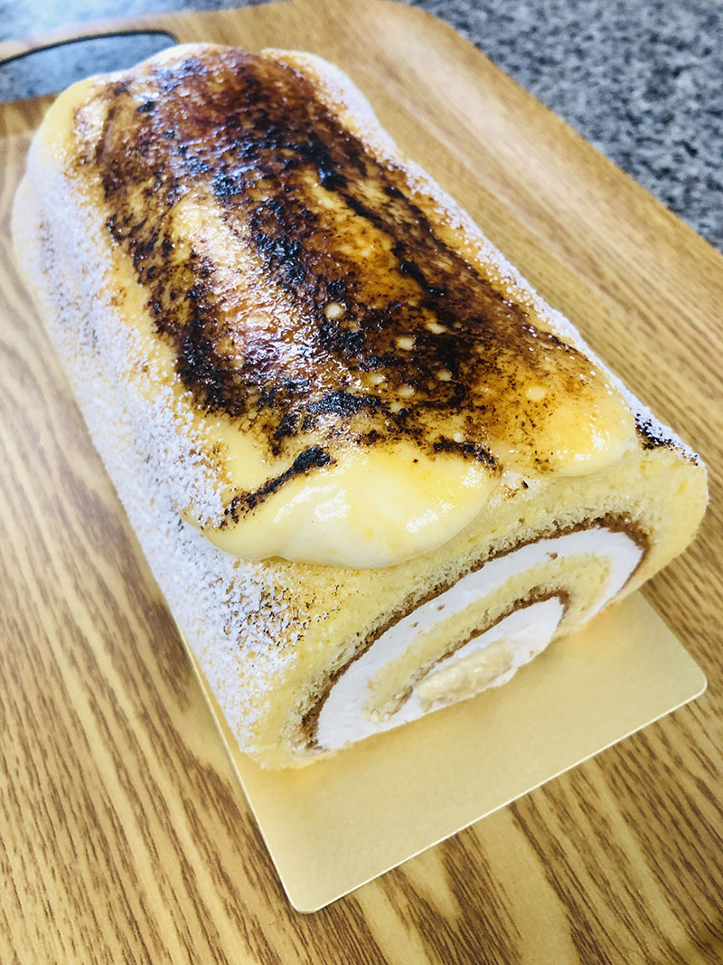 プリンロールケーキ